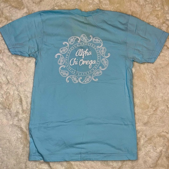 American Apparel Alpha Chi Omega/AXO Shirt - Picture 2 of 4